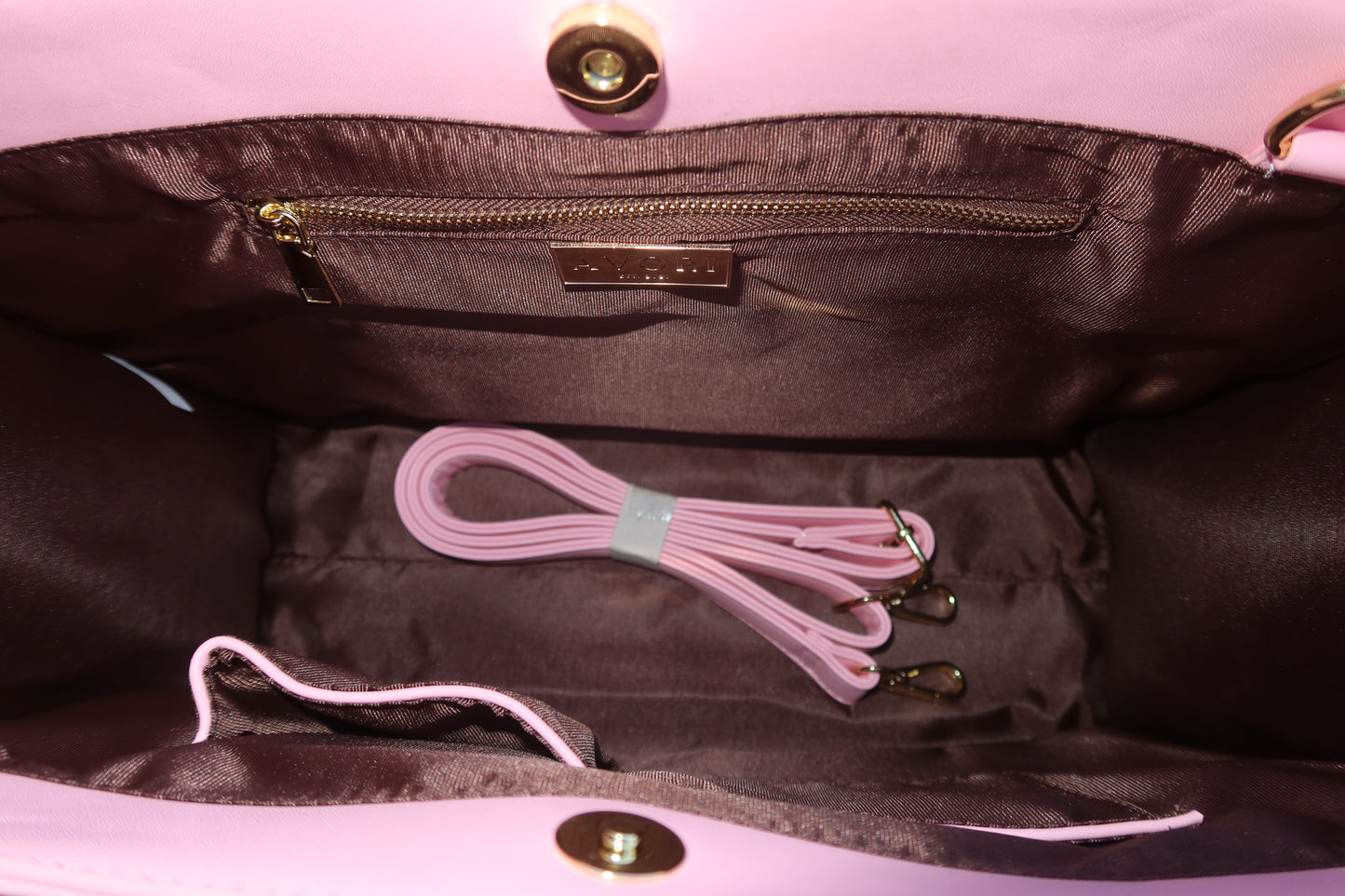 PINK MONOGRAM HANDBAG/ TOTE