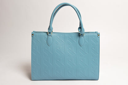 BLUE MONOGRAM HANDBAG/ TOTE